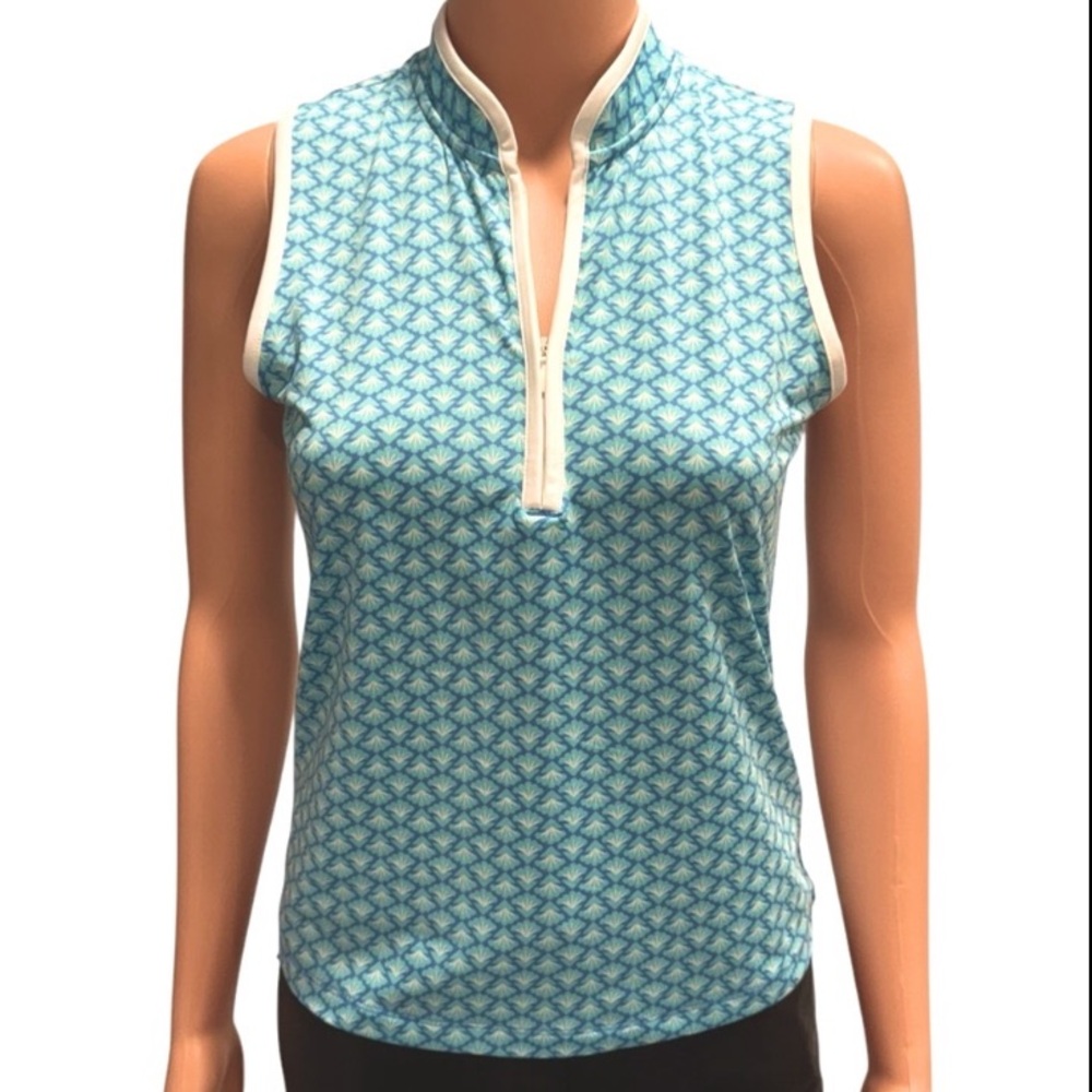SIGRID OLSEN Sleeveless Active Golf Tennis UPF 50 Top NWT XS